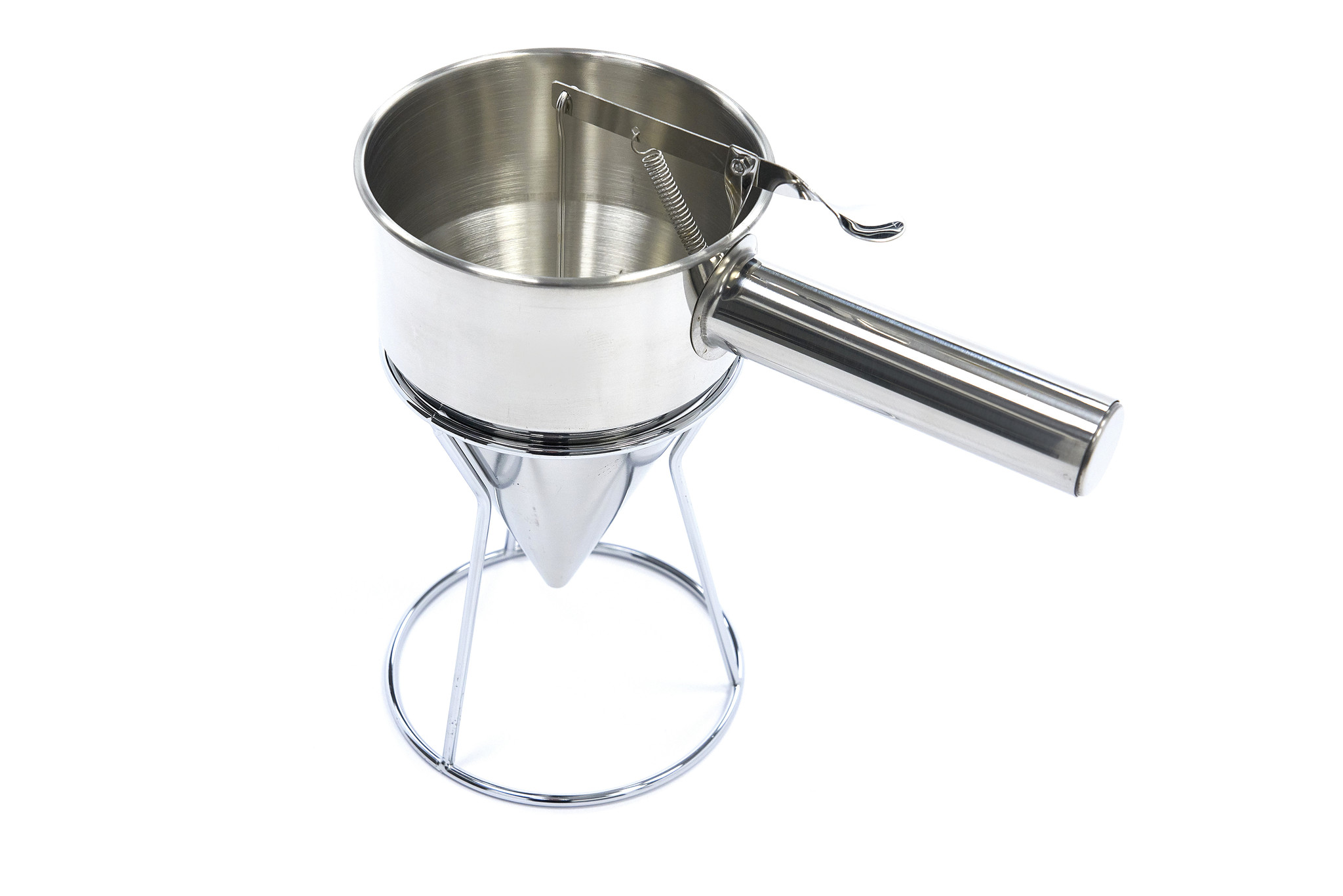 Dispensateur de pâte - 1,3 L - acier inoxydable - bouton de dosage inclus Dispensateur de pâte - 1,3 L - acier inoxydable - bouton de dosage inclus - Maxima – Image 1