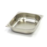 Récipient gastronorm - 1/2 GN - profondeur 6,5 cm - acier inoxydable - Maxima