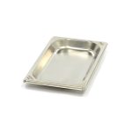 Récipient gastronorm - 1/4 GN - profondeur 2 cm - acier inoxydable - Maxima