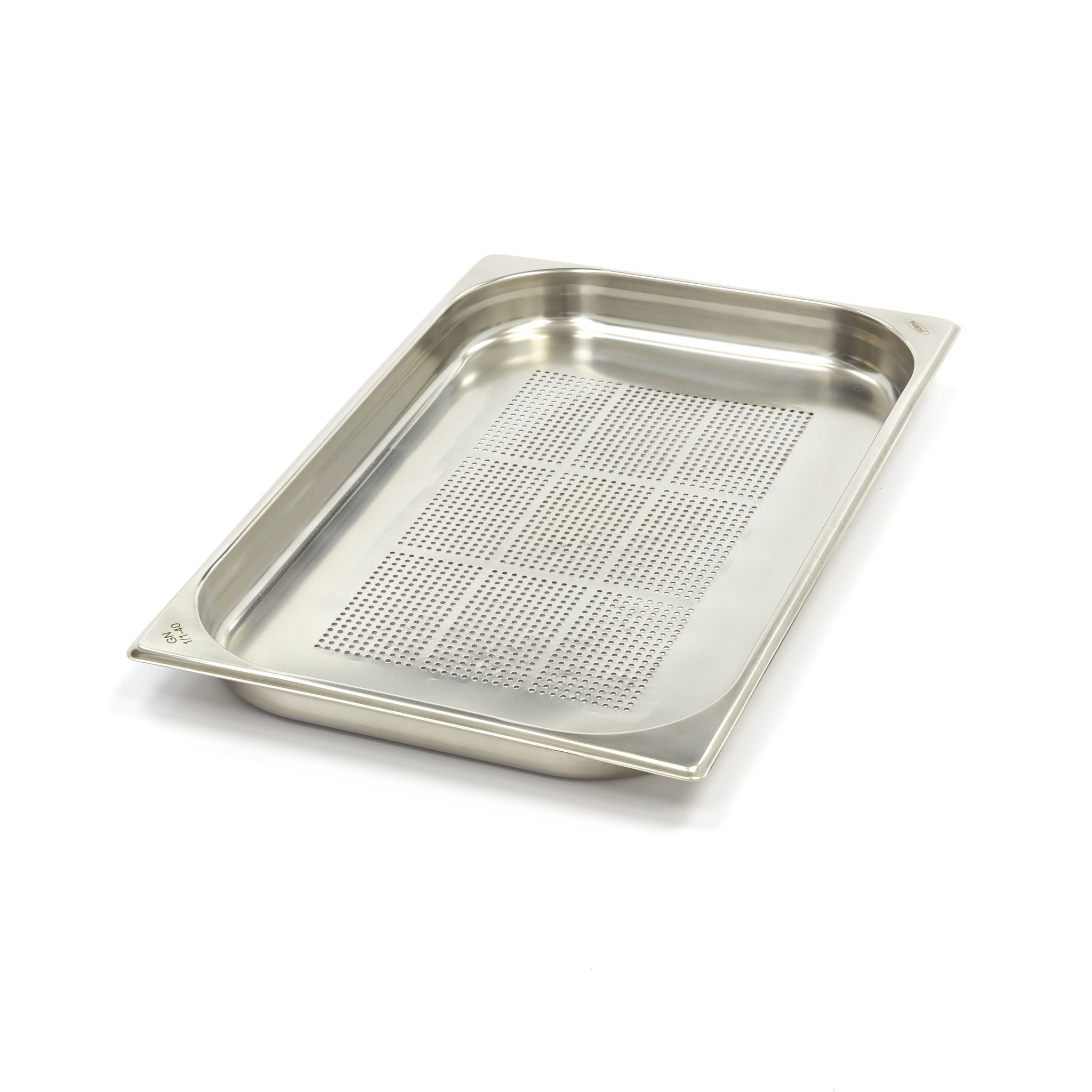 Récipient gastronorm - 1/1 GN - profondeur 4 cm - acier inoxydable - perforé Récipient gastronorm - 1/1 GN - profondeur 4 cm - acier inoxydable - perforé - Maxima – Image 1