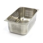 Récipient gastronorm - 1/1 GN - profondeur 20 cm - acier inoxydable - perforé - Maxima