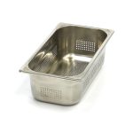 Récipient gastronorm - 1/3 GN - profondeur 10 cm - acier inoxydable - perforé - Maxima