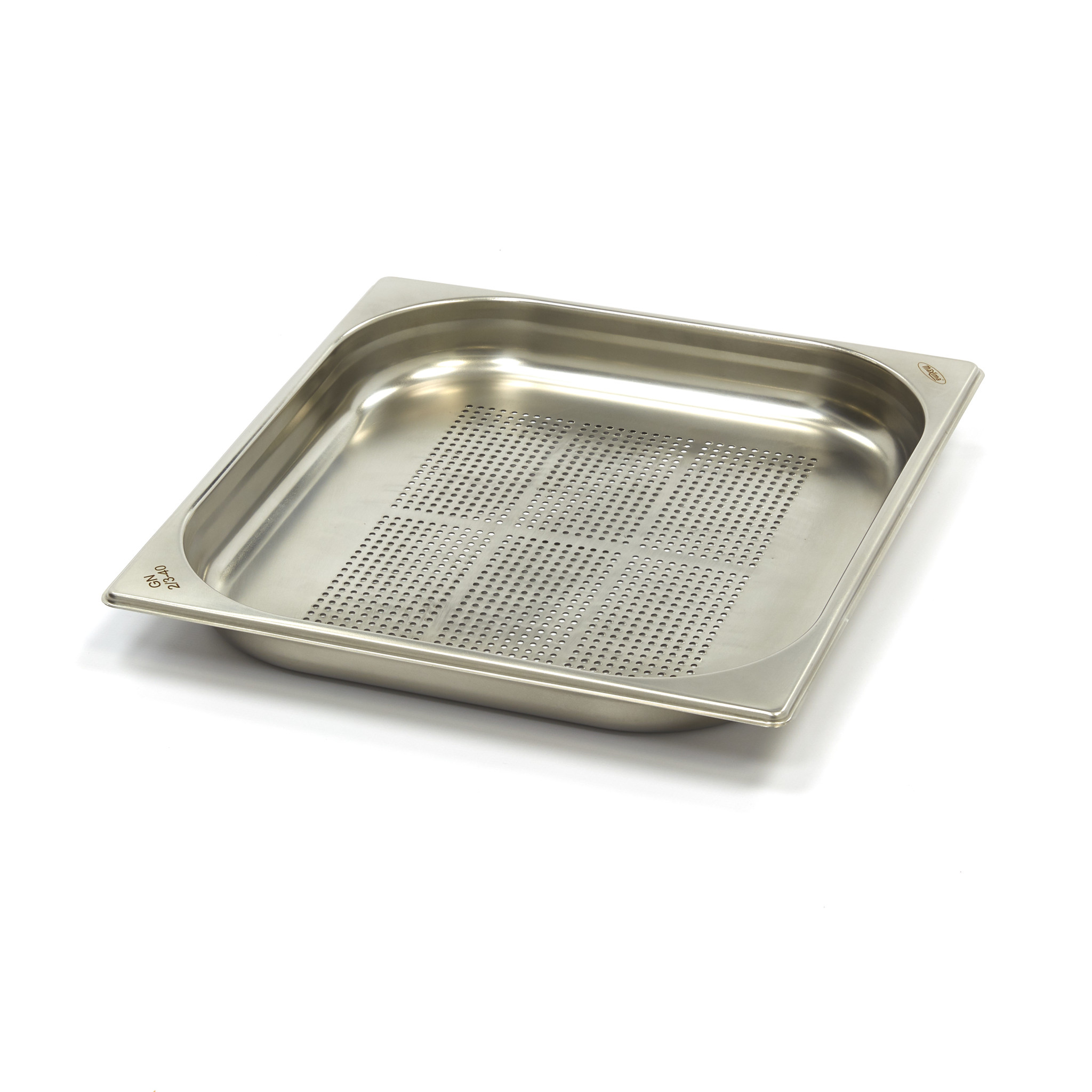Récipient gastronorm - 2/3 GN - profondeur 4 cm - acier inoxydable - perforé Récipient gastronorm - 2/3 GN - profondeur 4 cm - acier inoxydable - perforé - Maxima – Image 1