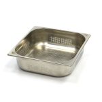 Récipient gastronorm - 2/3 GN - profondeur 10 cm - acier inoxydable - perforé - Maxima