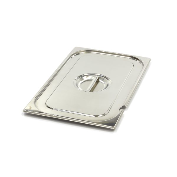 Couvercle gastronorm - 1/1 GN - acier inoxydable - avec ouverture pour cuillère - Maxima 2 Couvercle gastronorm - 1/1 GN - acier inoxydable - avec ouverture pour cuillère - Maxima