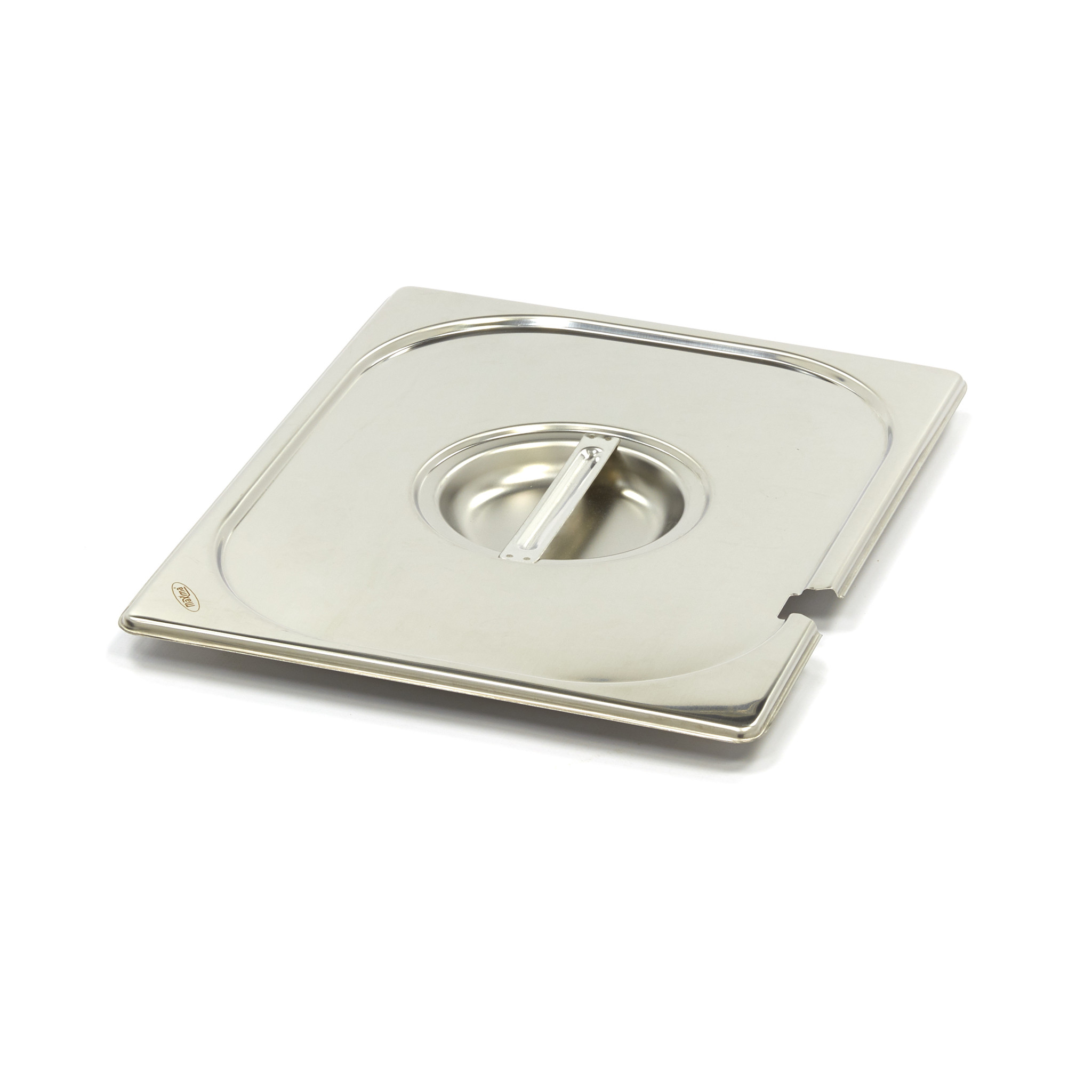 Couvercle gastronorm - 1/2 GN - acier inoxydable - avec ouverture pour cuillère Couvercle gastronorm - 1/2 GN - acier inoxydable - avec ouverture pour cuillère - Maxima – Image 1